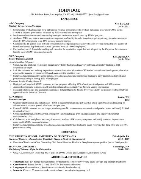 Consulting resume. Things To Know About Consulting resume. 